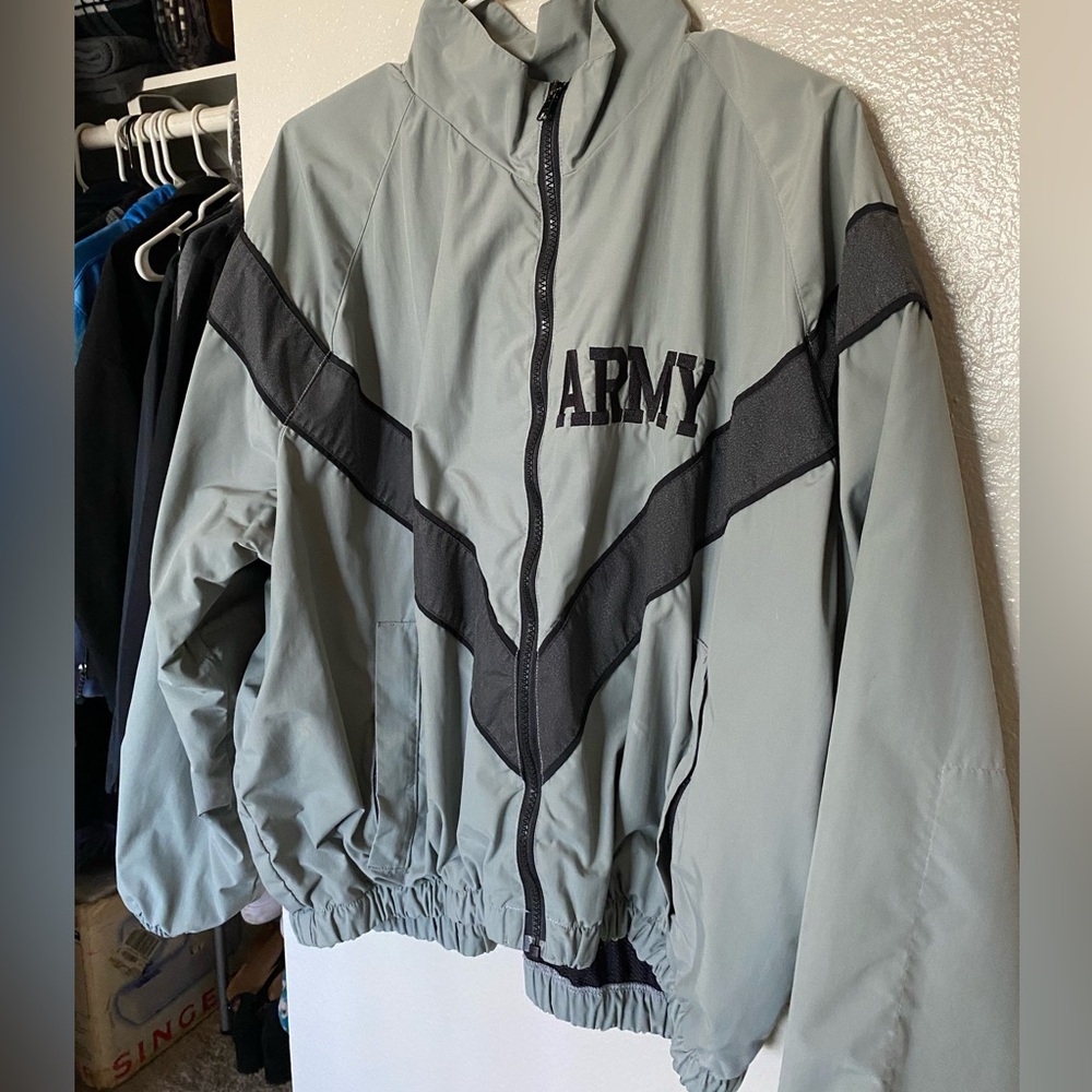 Army PT windbreaker
